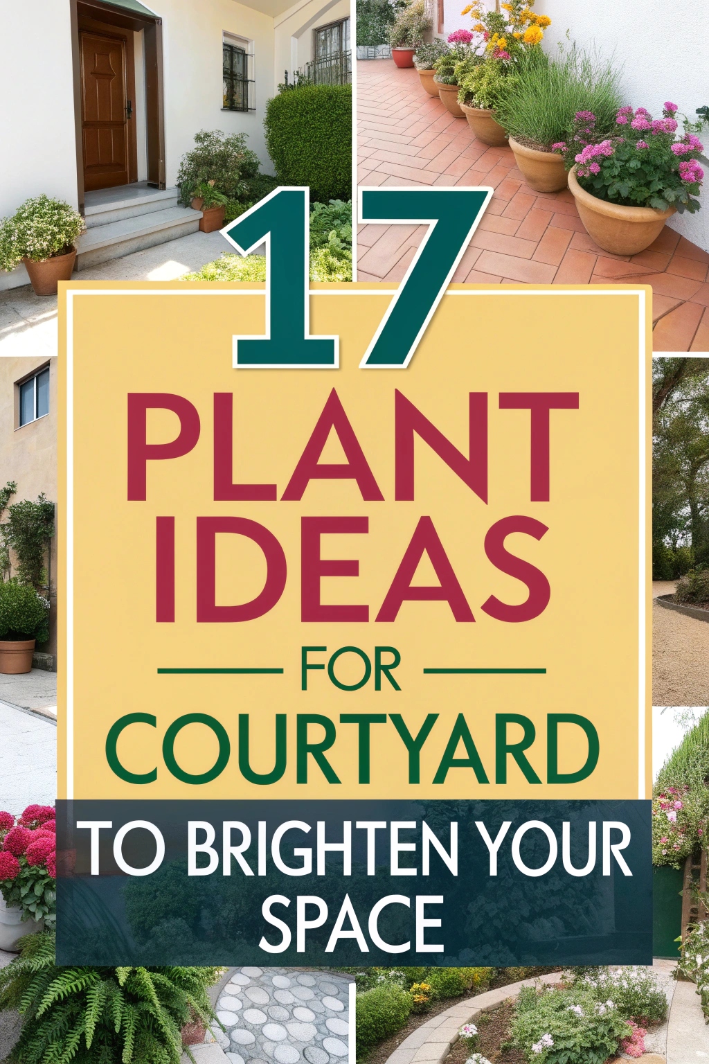 Plant Ideas for Courtyard to Brighten Your Space