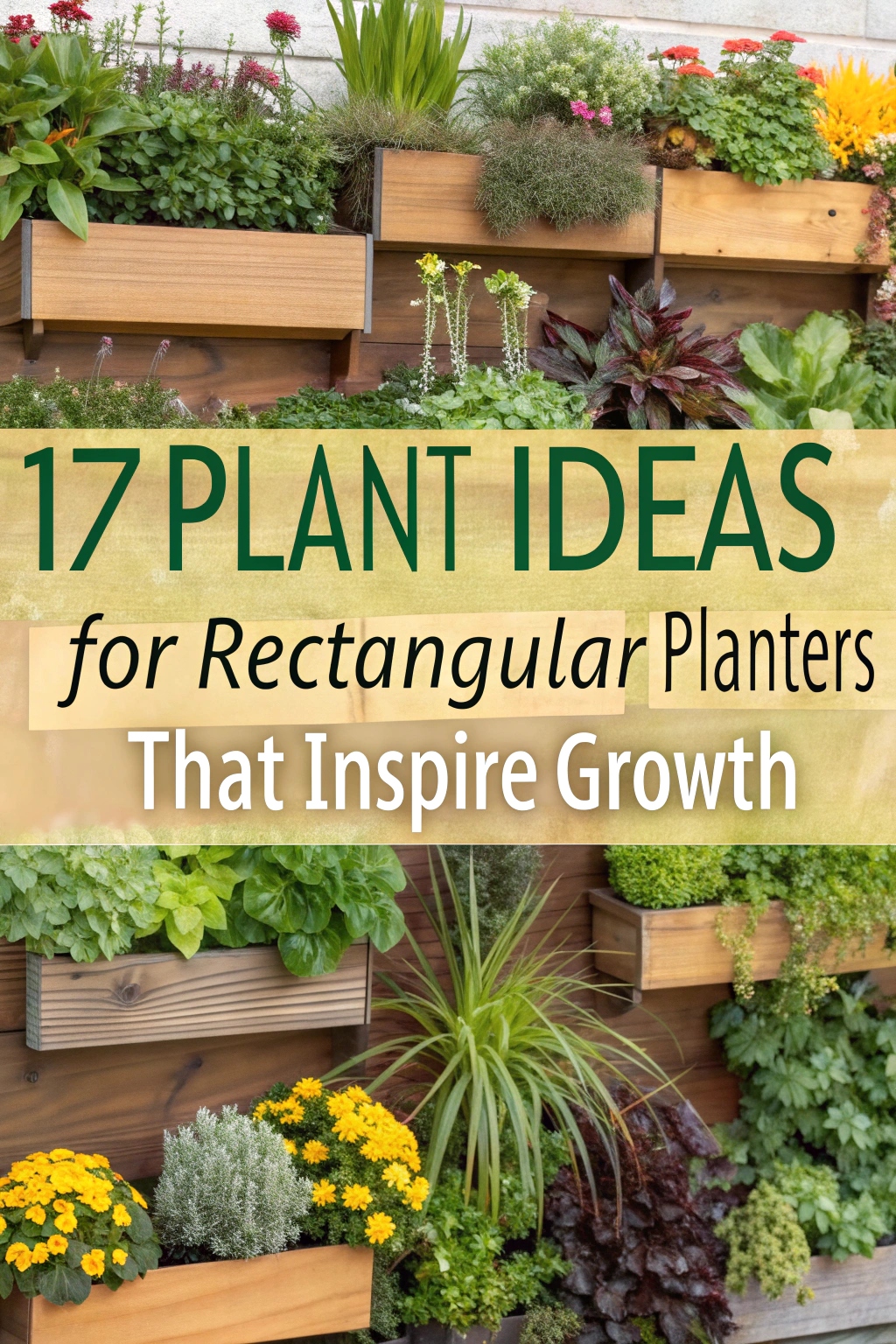 Plant Ideas for Rectangular Planters That Inspire Growth