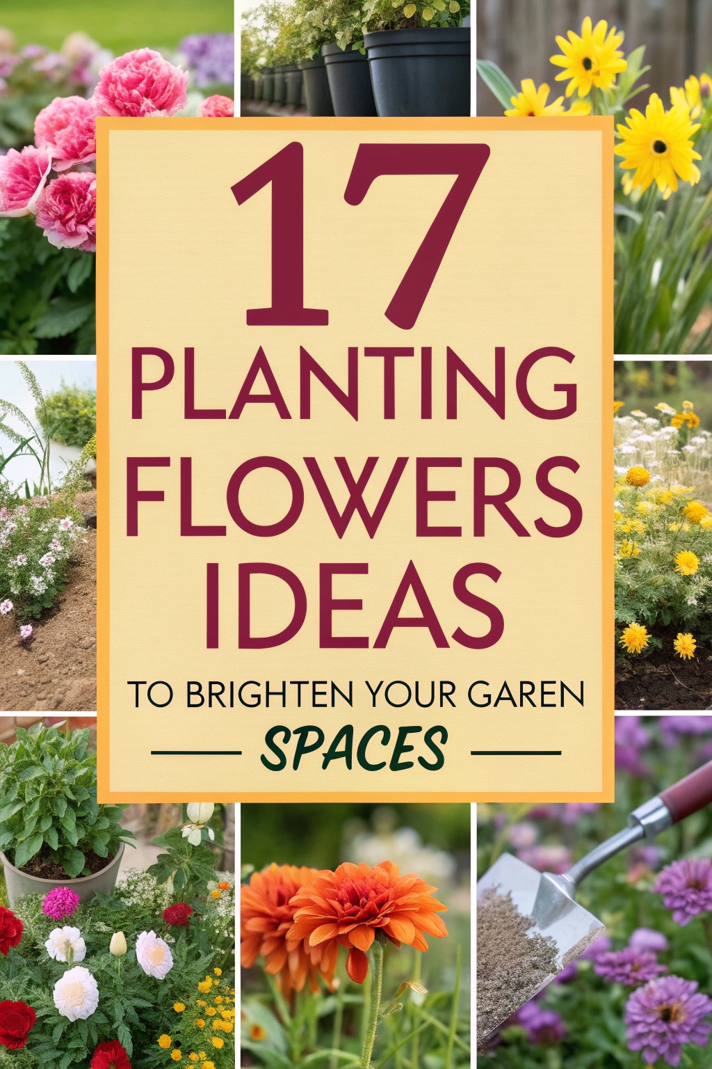 Planting Flowers Ideas to Brighten Your Garden Spaces
