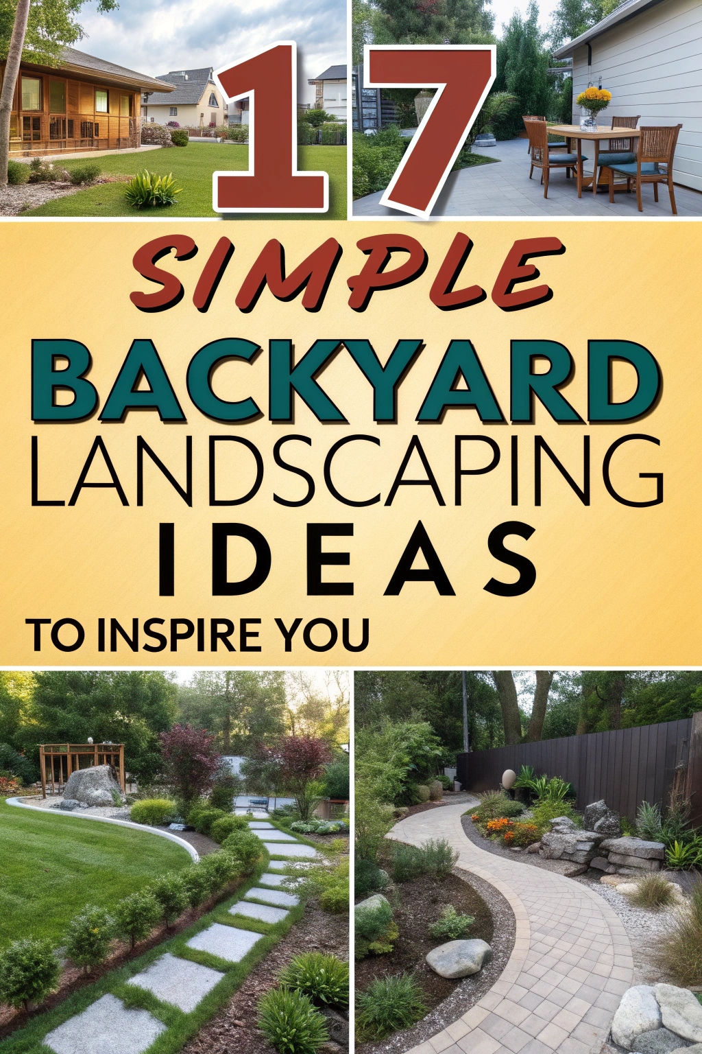 17 Simple Backyard Landscaping Ideas to Inspire You