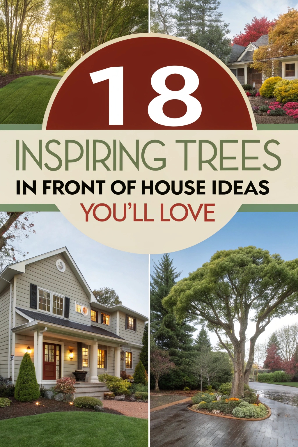 Inspiring Trees in Front of House Ideas You'll Love