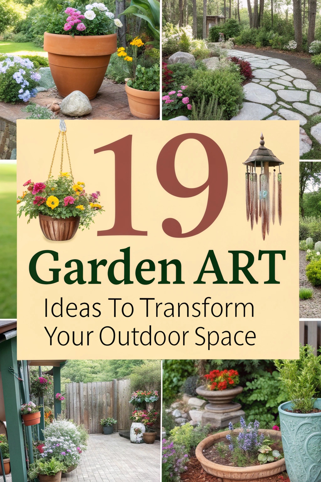 19 Garden Art Ideas to Transform Your Outdoor Space