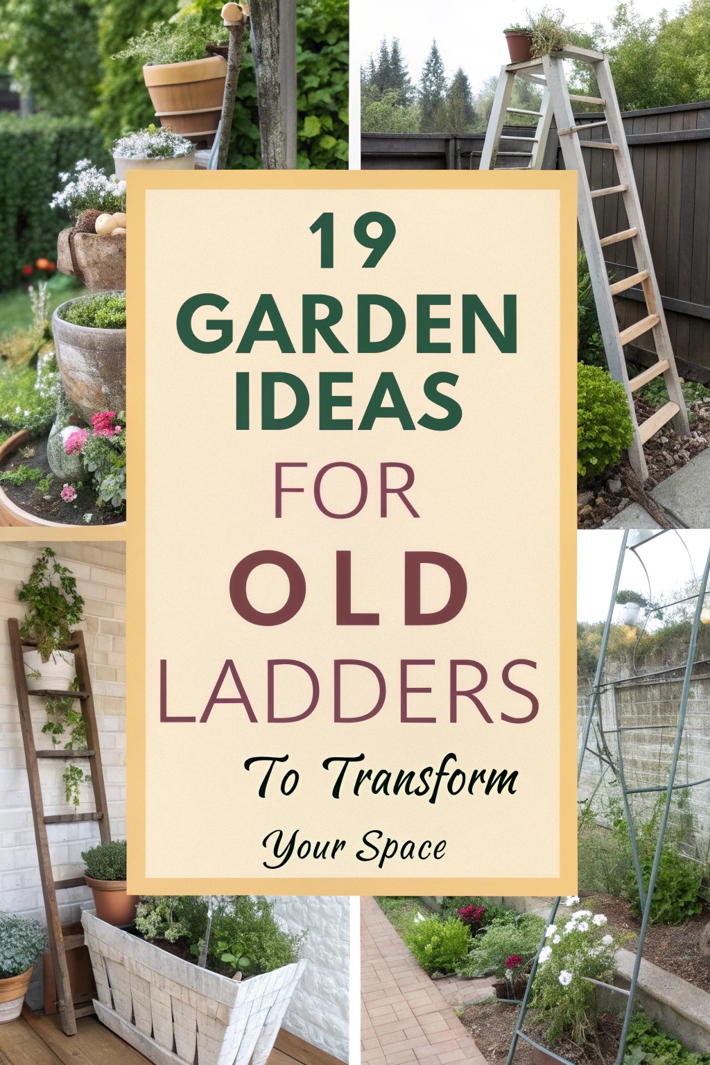 19 Garden Ideas for Old Ladders to Transform Your Space
