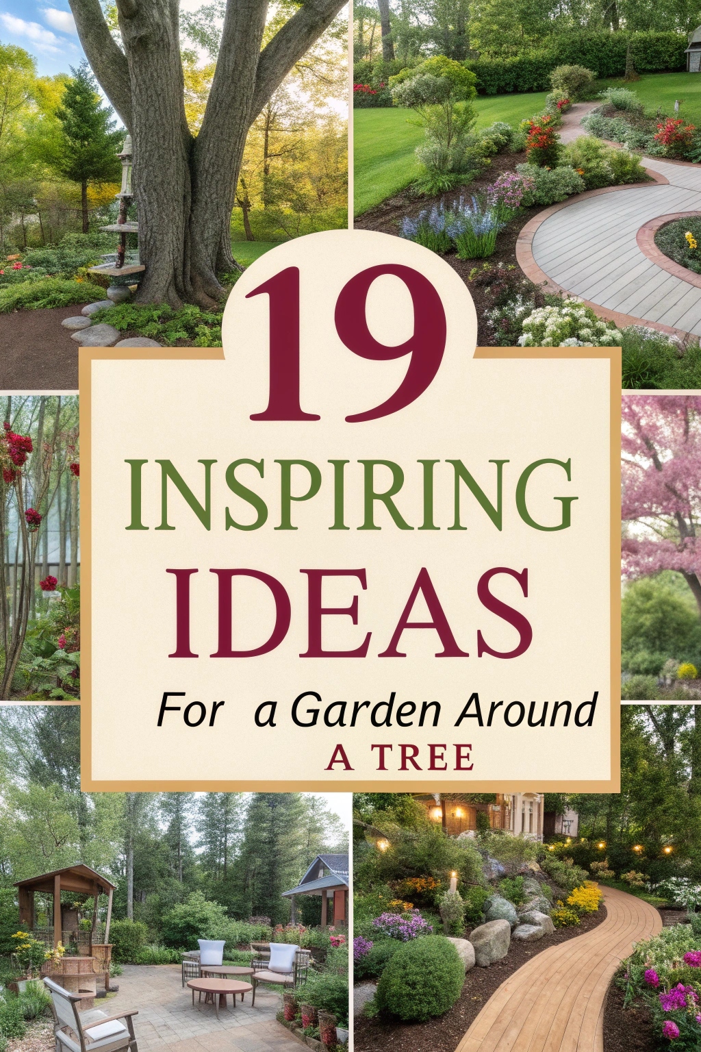 19 Inspiring Ideas for a Garden Around Tree