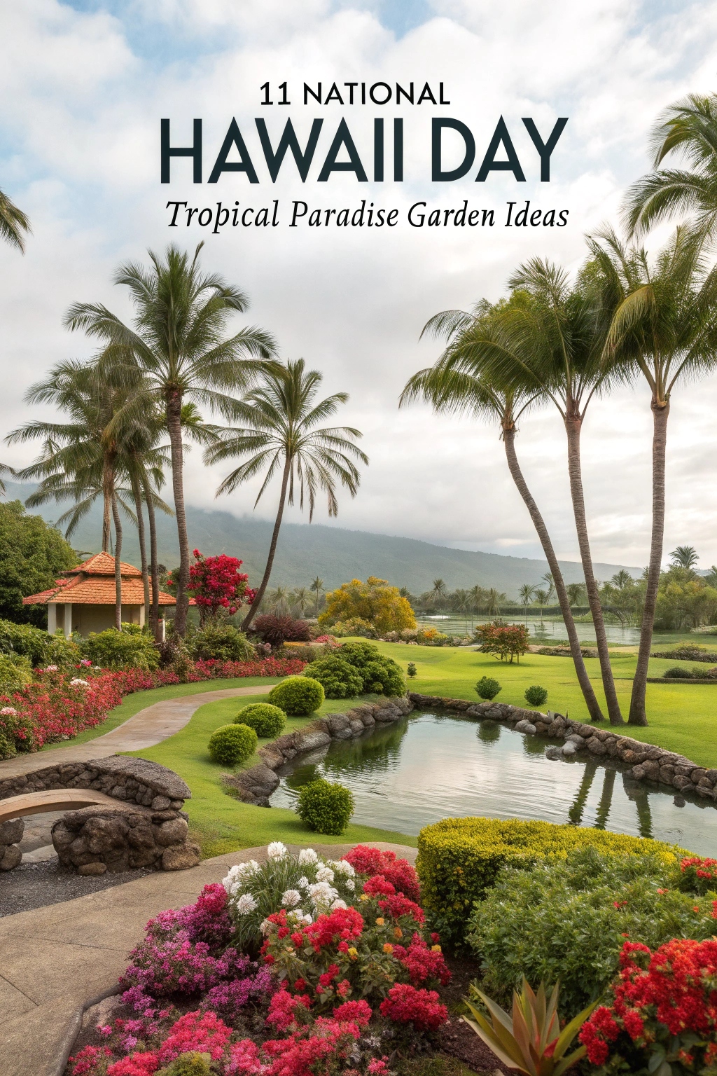 National Hawaii Day Tropical Paradise Garden Ideas