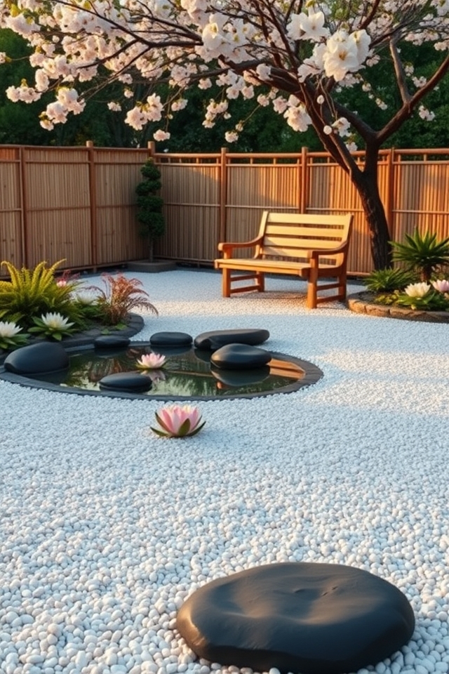 create serene meditation space