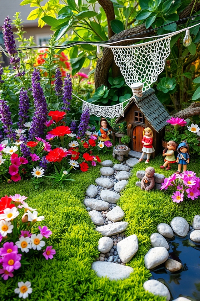 create whimsical fairy garden