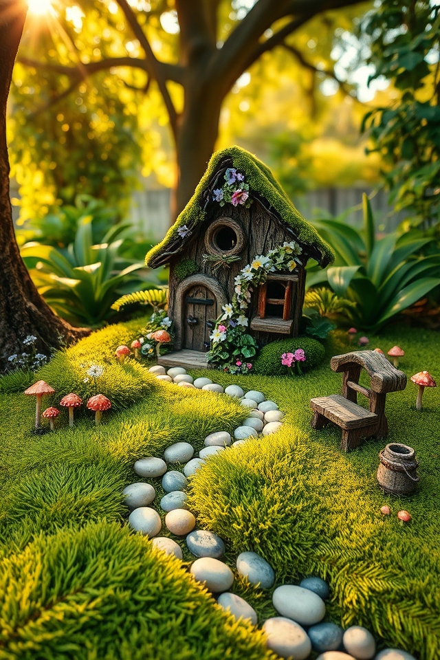 create whimsical fairy garden