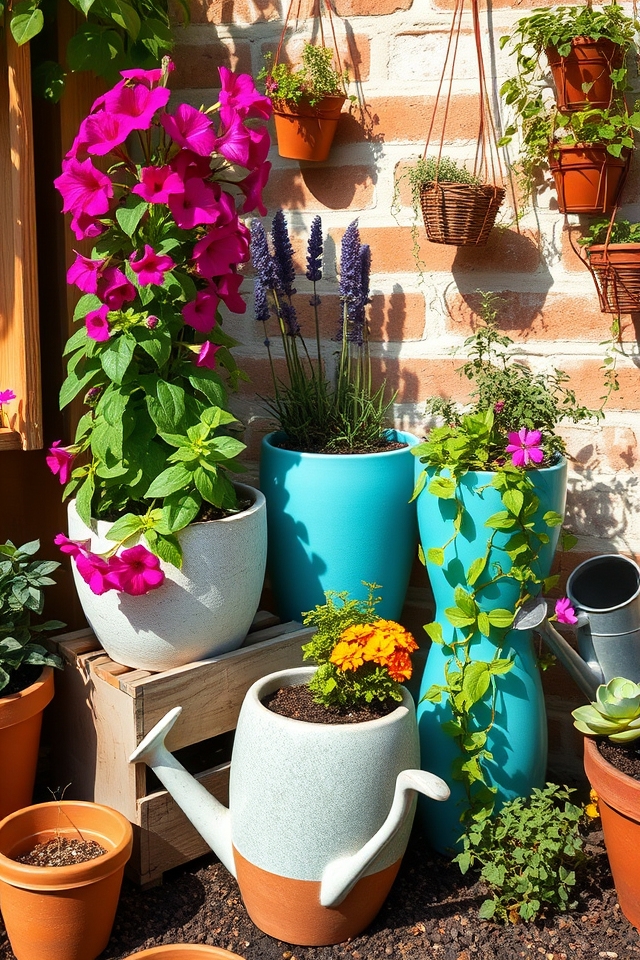 creative container planting ideas