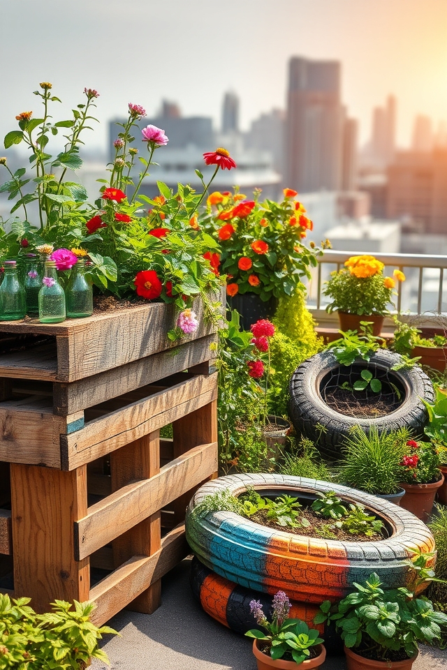 creative recycling for gardening