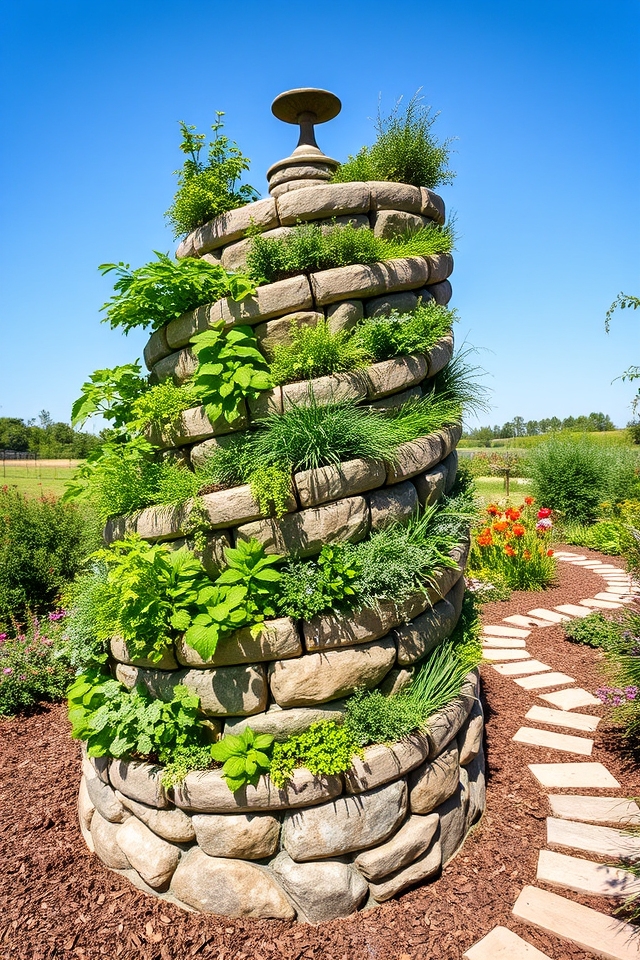 creative vertical herb gardening
