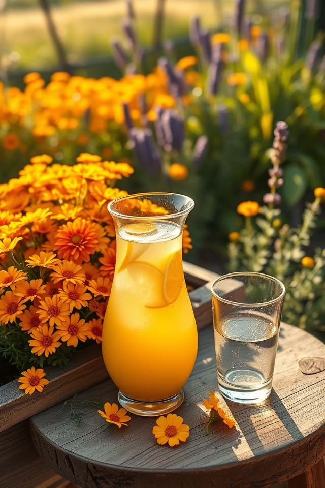 cultivate calendula for drinks