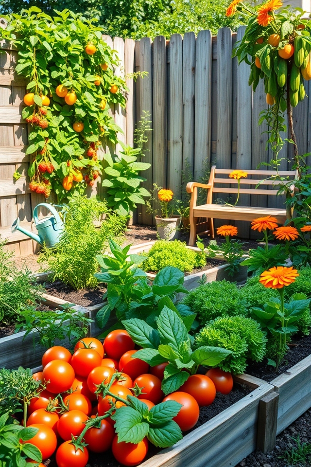 cultivating fresh produce sustainably