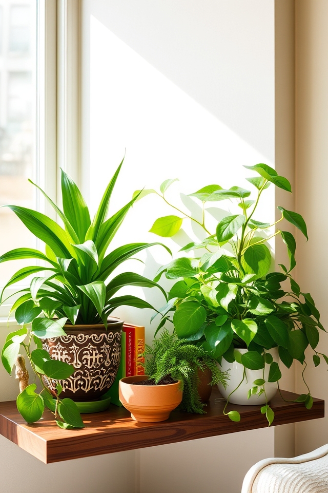 curated plant display aesthetics