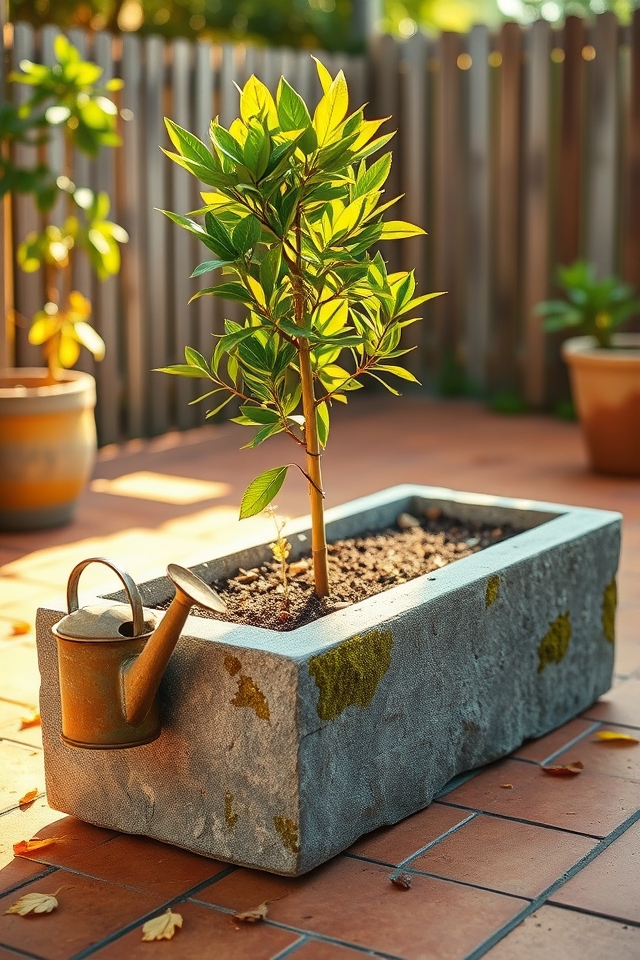 deep stone mango trough