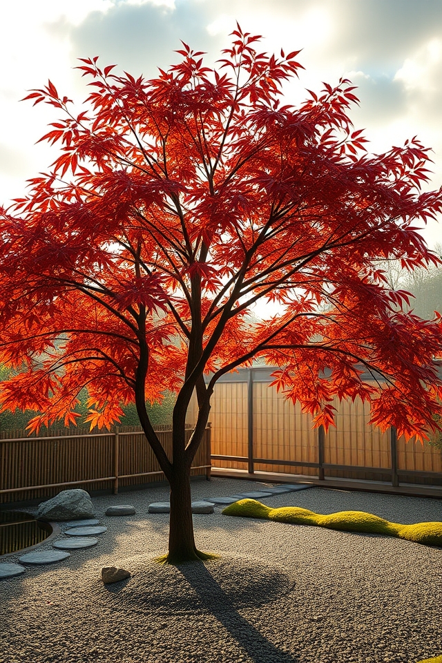 delicate foliage seasonal colors