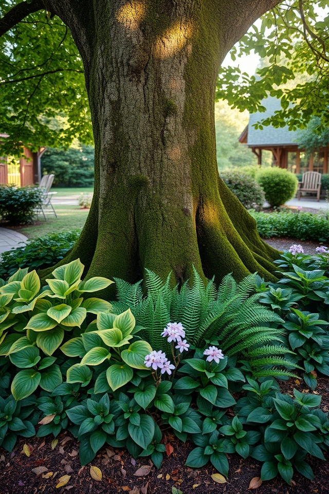 design shade loving plant patch
