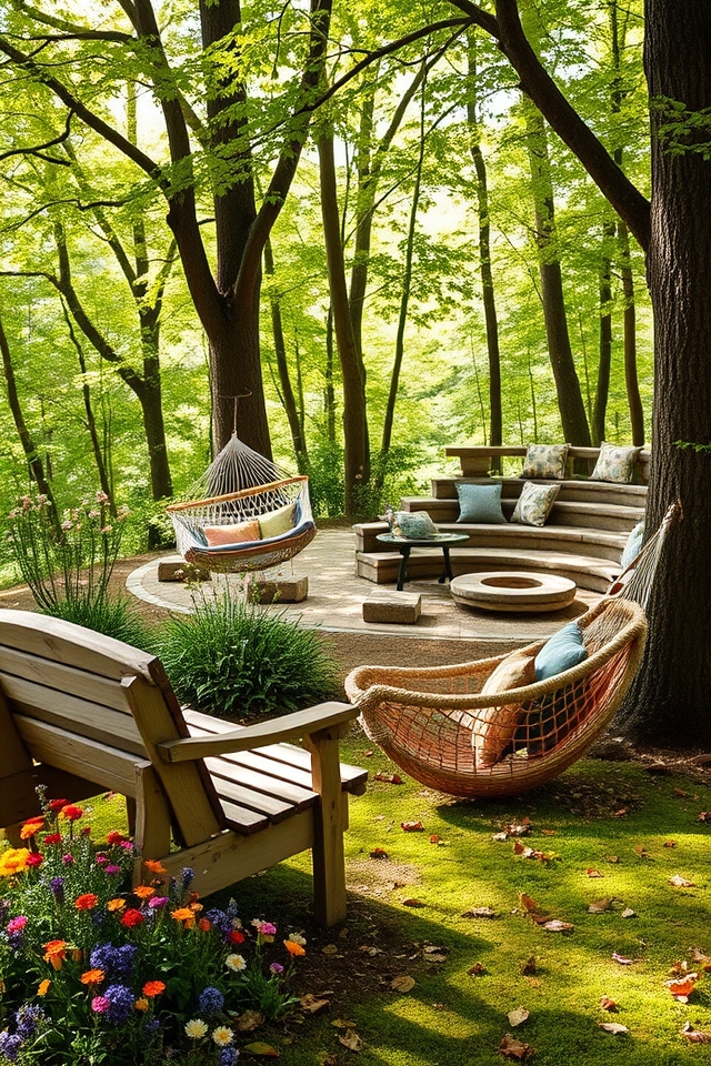 diverse seating for relaxation