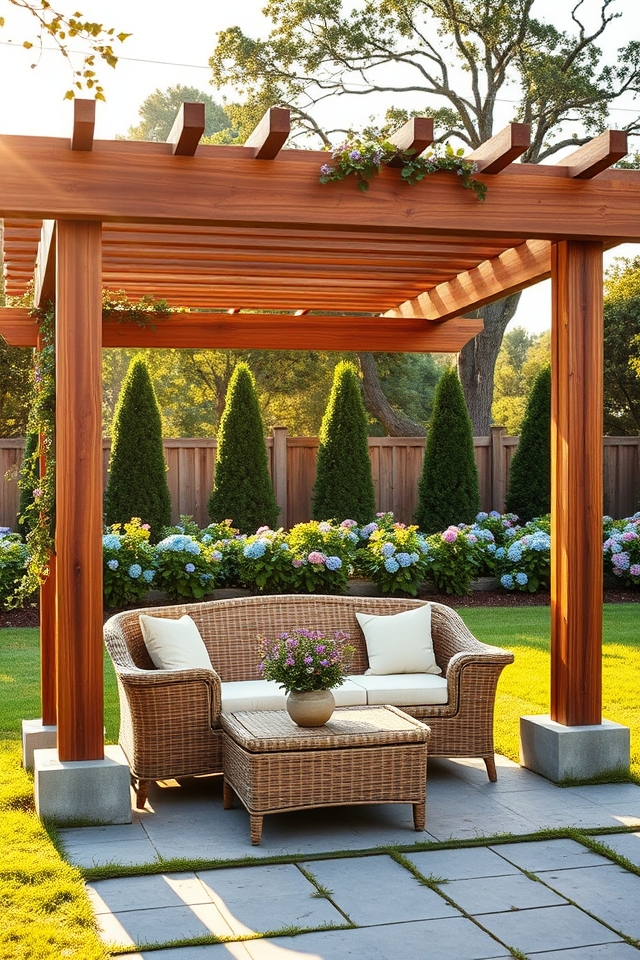 diy pergola shade construction