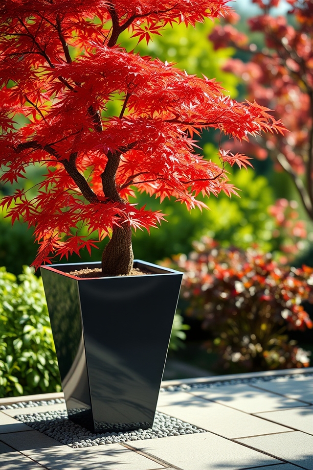 dramatic focal point trees