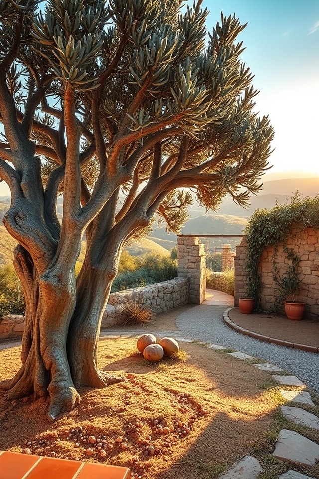 drought tolerant mediterranean olive trees
