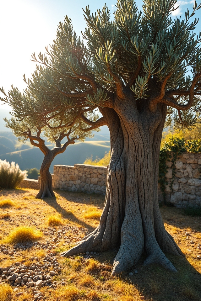 drought tolerant mediterranean olive trees
