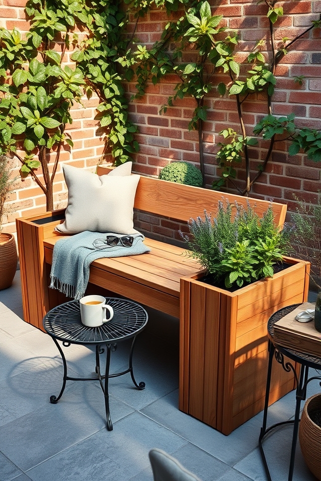 dual purpose furniture planters