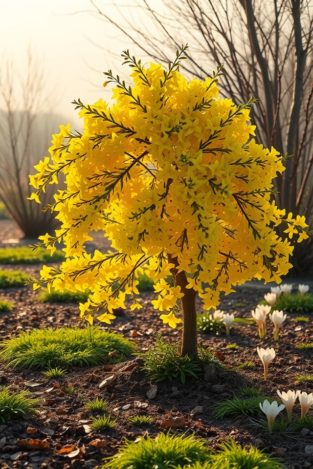 early spring yellow blooms
