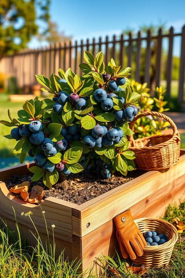 easy access blueberry patches
