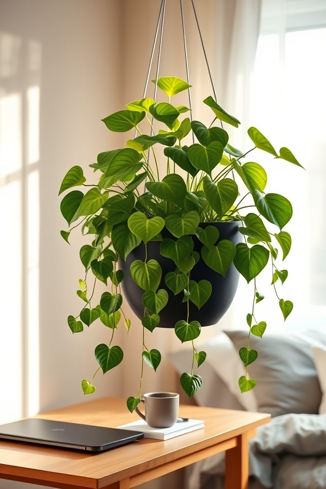 easy care hanging pothos