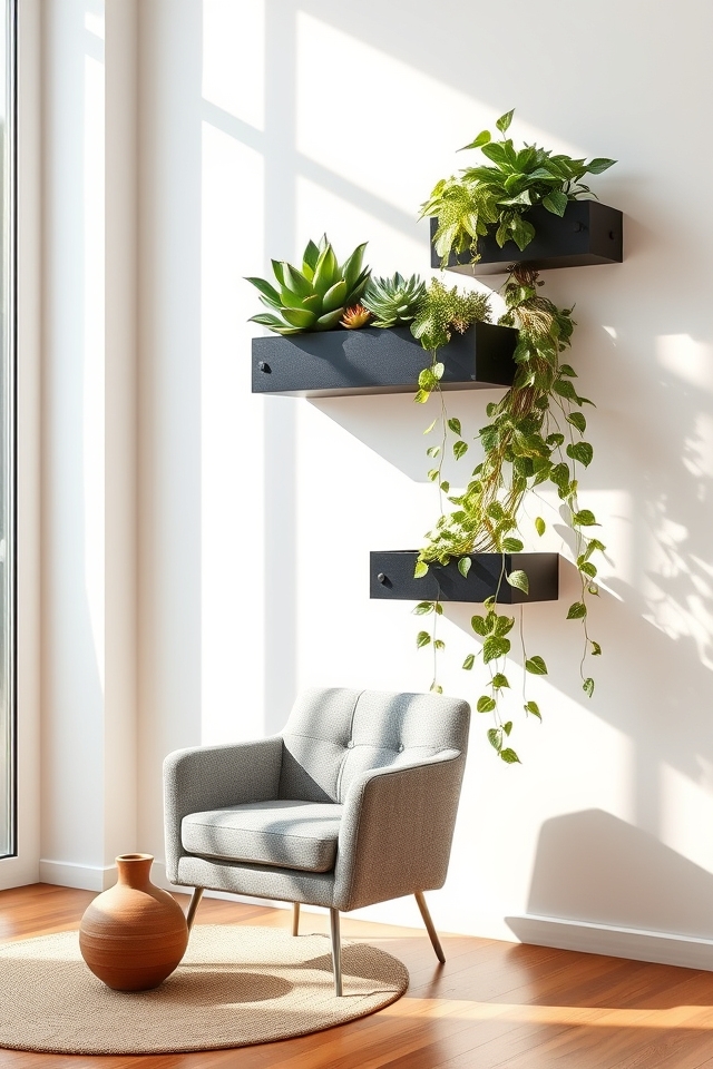 easy floating vertical gardening