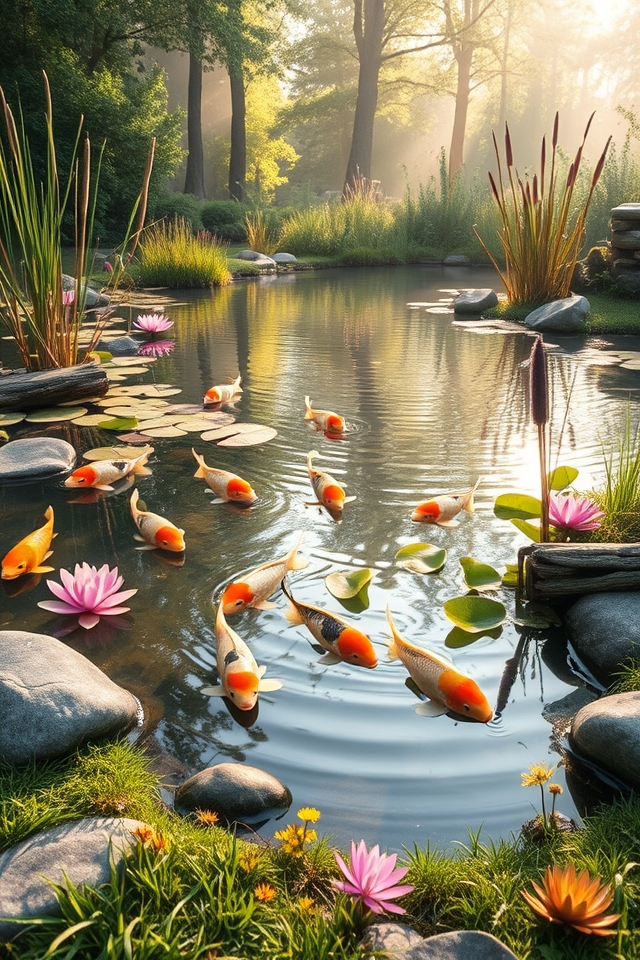 eco friendly native flora pond