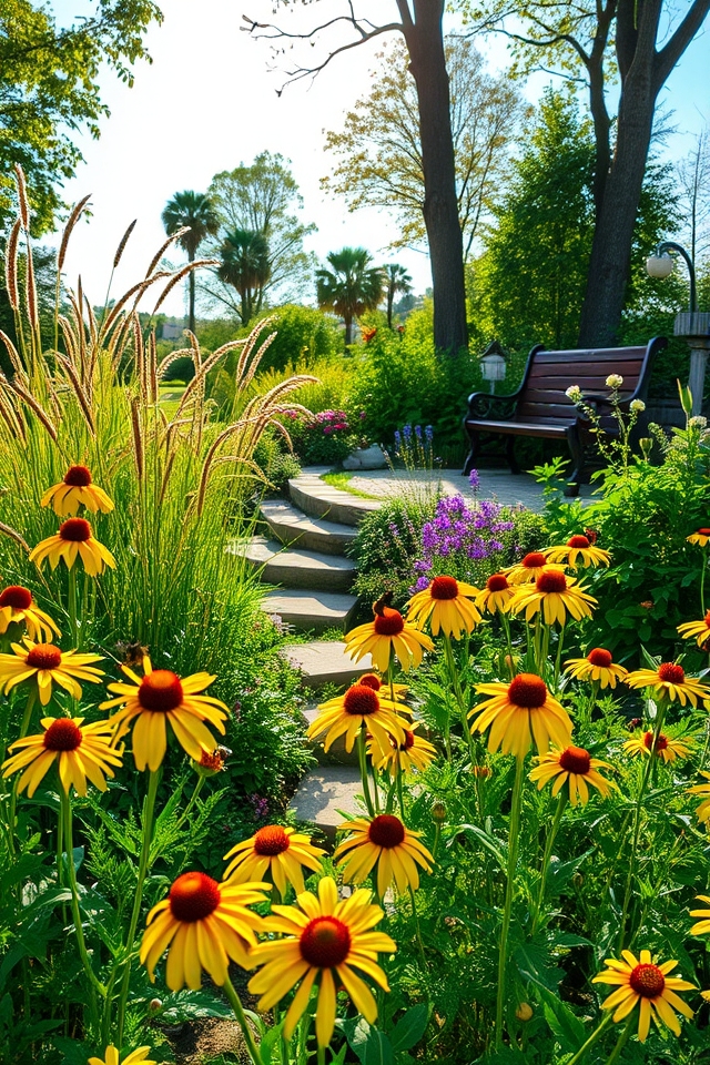 eco friendly native plant garden