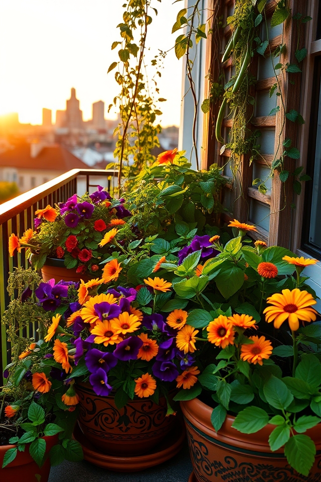 edible flowers enhance gardens