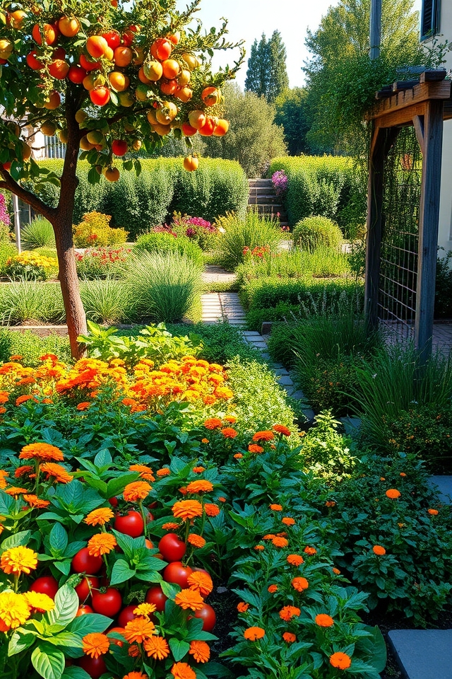edible landscaping enhances aesthetics