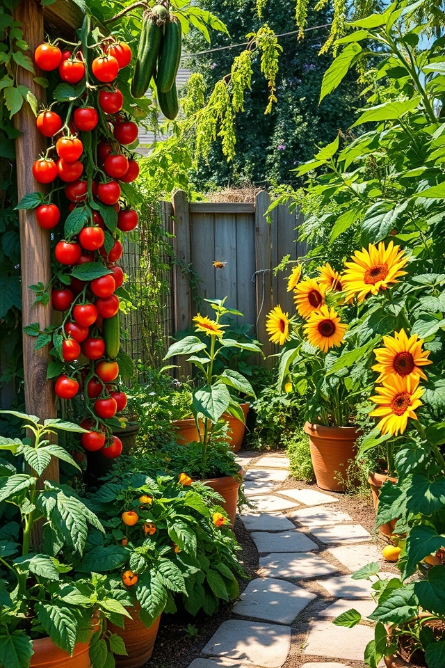 edible vertical garden design