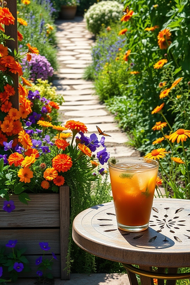 edible wildflowers enhance gardens