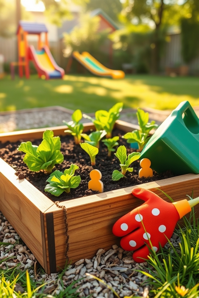 educational small scale vegetable plots
