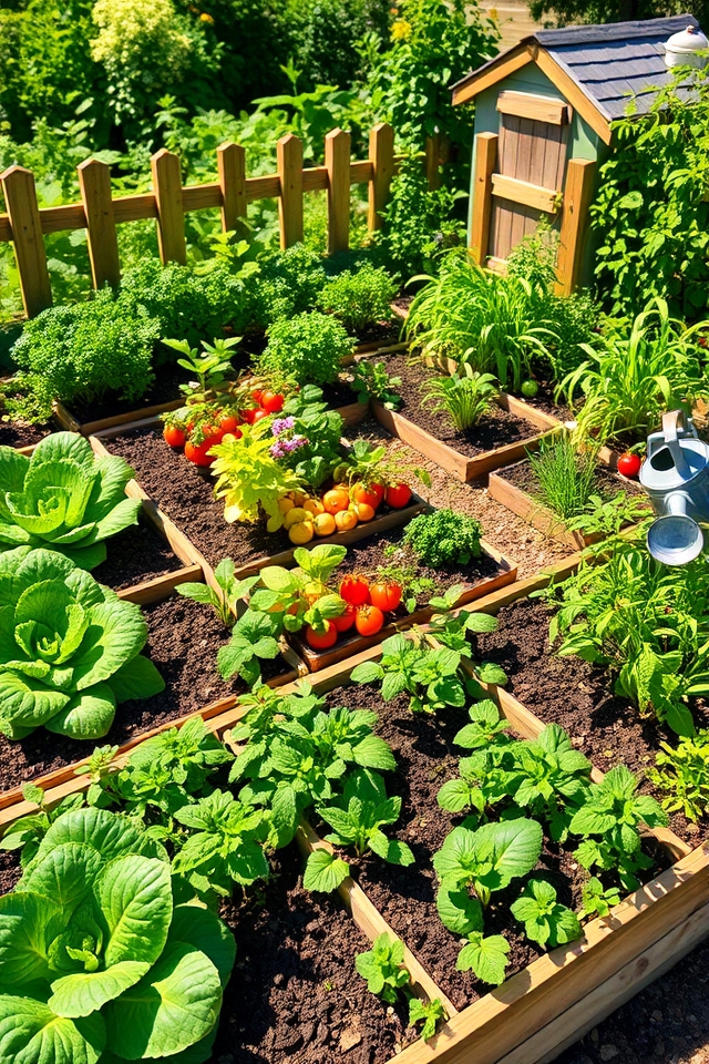efficient small space gardening