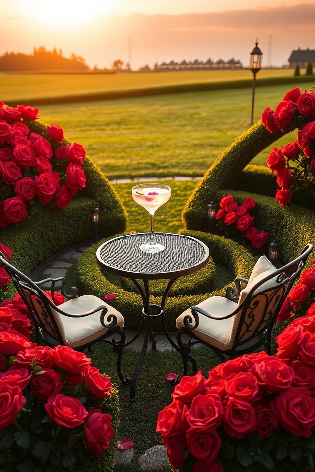 elegant daiquiri rose garden