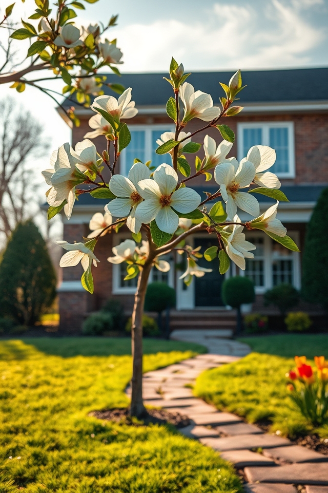 elegant dogwood spring blossoms