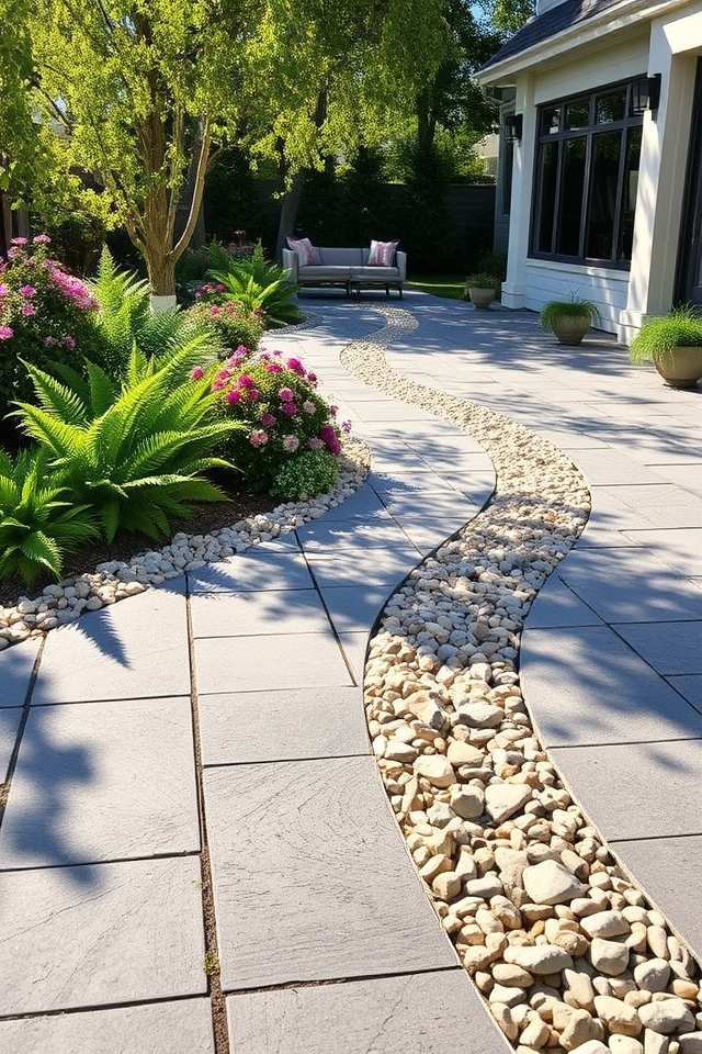 elegant gravel for outdoor spaces