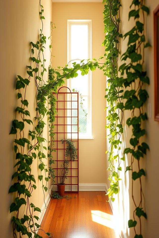 elegant greenery for hallways