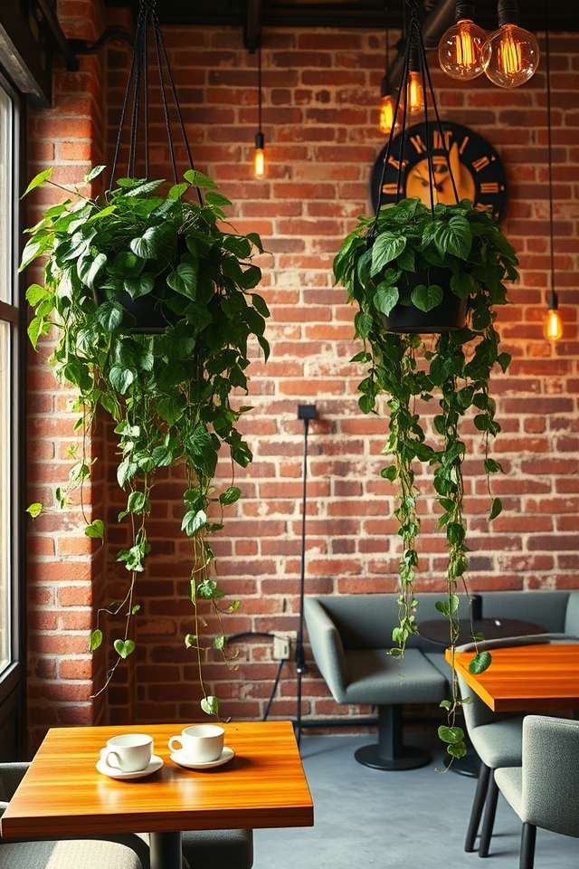 elegant low maintenance vertical ivy