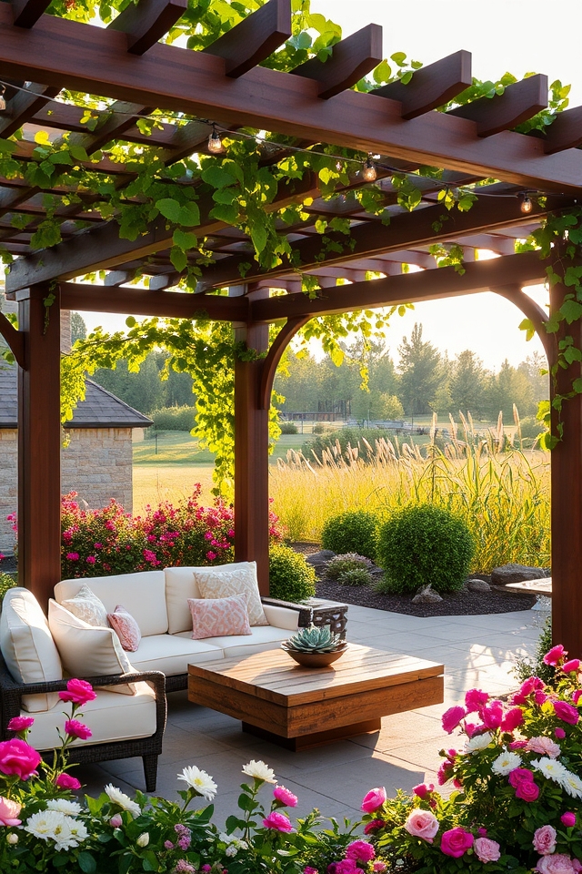 elegant outdoor architectural feature