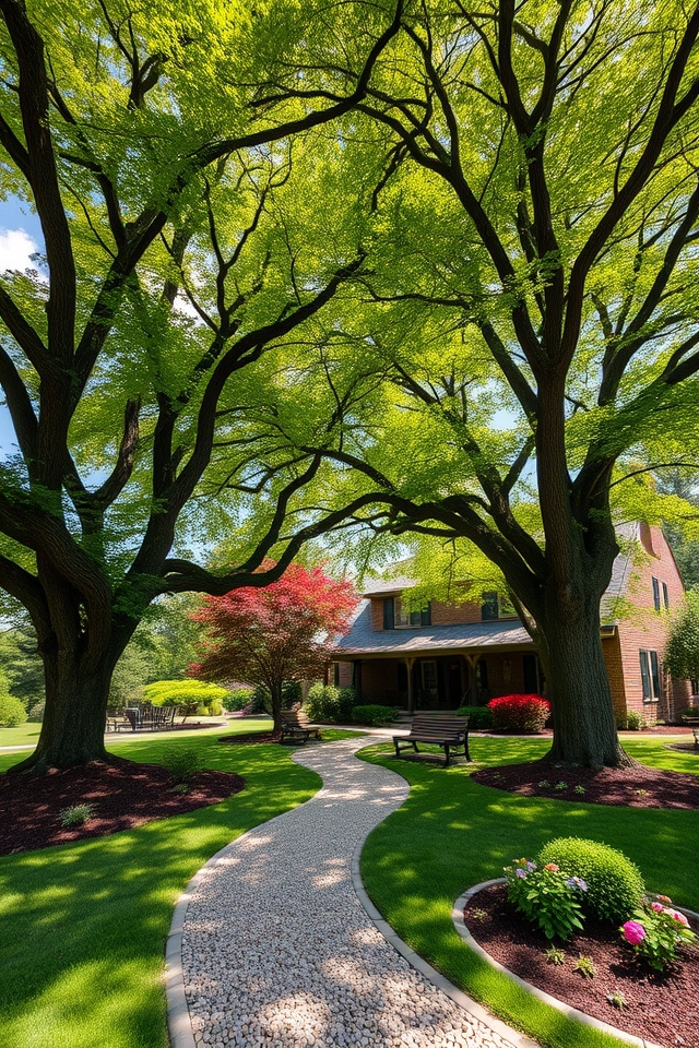 elegant shade tree canopy