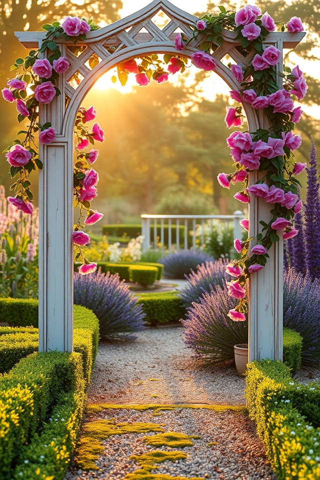 elegant trellis climbing supports