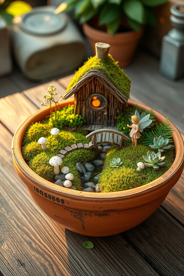 enchanted miniature fairy gardens