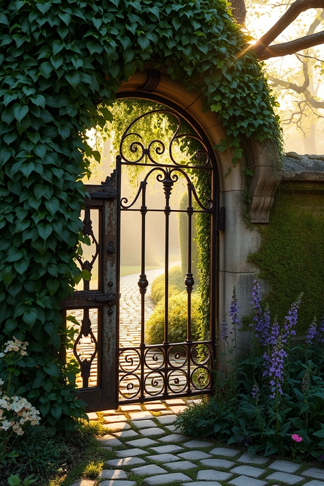 enchanted secret garden gates