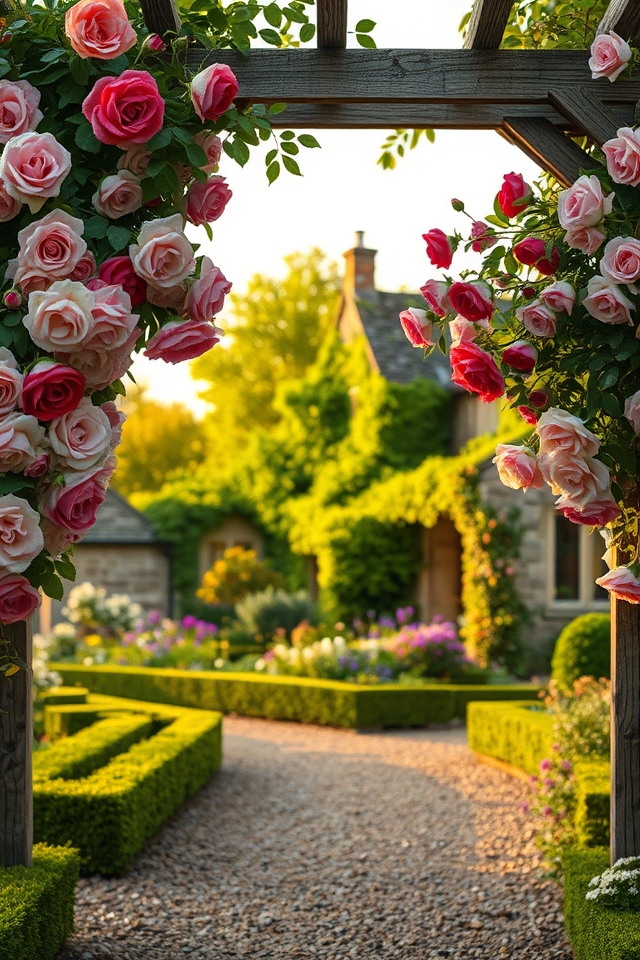enchanting fragrant rose arbors